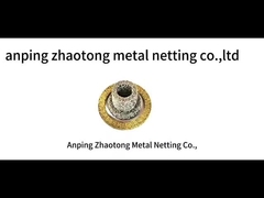 SS Tricked Mesh Kumaş 4 * 5mm Mesh Delik Gaz Sıvısı AISI 301 Demister için