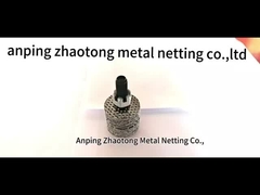 316L örgü tel örgü ikiz tel / Dogan tel 0.18mm Diya 38mm genişliği Isı yalıtımı için