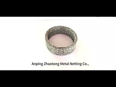 Şok emici sıkıştırılmış örgü tel örgü filtresi φ2-500mm Düz Tip