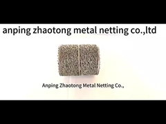 0.08 - 0.45mm Tel örgü yıkayıcı halka şekli SUS316L Muffler için