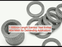 1-1000mm Uzunlukta Paslanmaz Çelik Dikiş Tel Ağı, Zorlu Uygulamalar için
