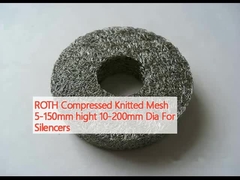 ROTH Sıkıştırılmış Dikiş Ağı 5-150mm yüksekliğinde 10-200mm Dia Silencerler için