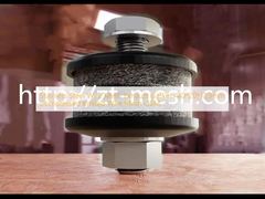 Paslanmaz Çelik Hasır Egzoz Contaları 40 * 20 * 10.3mm Sıkıştırılmış Örme Hasır OEM