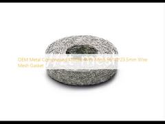 OEM Metal Sıkıştırılmış Örme Hasır 65 * 41 * 23,5mm Tel Örgü Contası