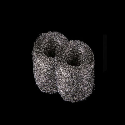 Filtre için gaz dayanıklı örgü kablo örgüsü 200c ila 800c