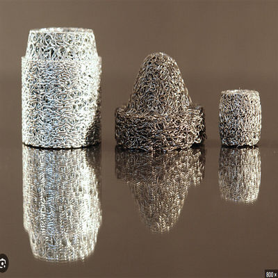 Filtrasyon endüstrisi için kablo çapı 0.08 - 0.5 mm Sıkıştırılmış örgü kablo ağı