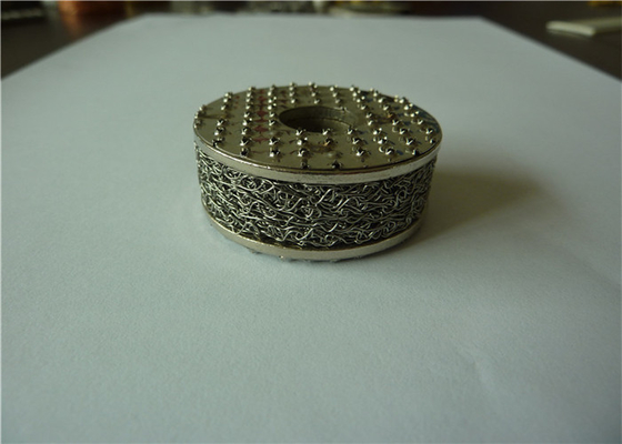 Dia 50 * 20mm Pirinç Sıkıştırılmış Örme Mesh 98% Filtre Kare Delik