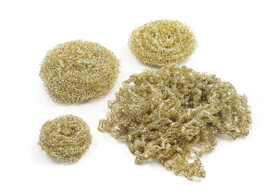 12mm Paslanmaz Çelik Temizleme Topu Ev Düz Bakır Kaplama