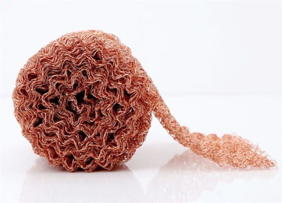 30mm Genişlik Gaz Sıvı Filtreleri Bakır Örme Mesh