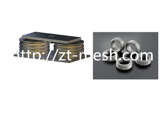 Paslanmaz Çelik Kablo Tricked Mesh Gasketi Elektronik Elektrikli Ürünlerde Özel Genişlik EMI Koruma