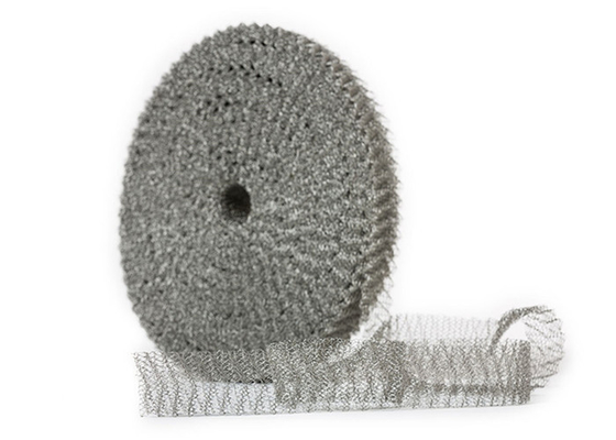 ABD Isı Yalıtım Malzemesi için AISI 316 3.8mm Örme Hasır / Gaz Sıvı Mesh Filtresi