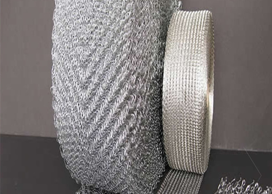 Katalitik Konvertör Mesh için Paslanmaz Çelik Örme Hasır Bant 0.20mm% 95 Filtre