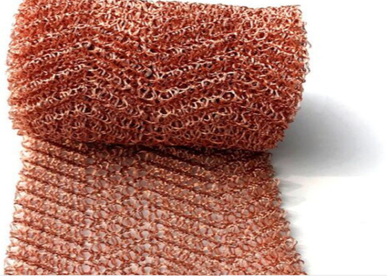 Isı Yalıtımı için Özelleştirilmiş% 99 Saf Bakır Hasır Rulo 276mm Genişlik