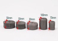 Filtre 75mm Genişlik 0.2mm Çap Örme Hasır Tek Telli Dokuma Kalay Kaplama Bakır
