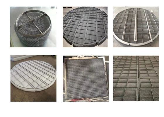 Filtrasyon endüstrisi için kablo çapı 0.08 - 0.5 mm Sıkıştırılmış örgü kablo ağı