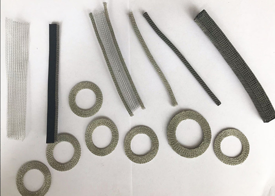 Filtrasyon endüstrisi için kablo çapı 0.08 - 0.5 mm Sıkıştırılmış örgü kablo ağı
