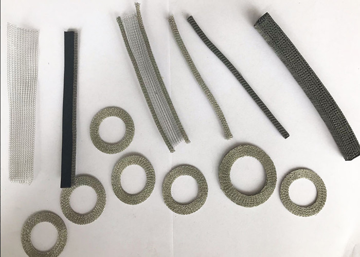 Filtrasyon endüstrisi için kablo çapı 0.08 - 0.5 mm Sıkıştırılmış örgü kablo ağı