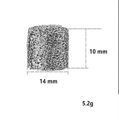Yağ Filtresi İçin Sıkıştırılmış Sarı Örme Hasır Conta Dia 50mm