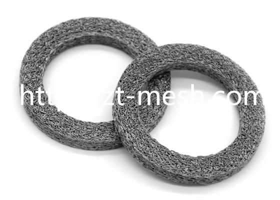Stainless Steel Knitted Mesh Exhaust Gaskets Od25*25*10mm Manufactured For Reduce Exhaust