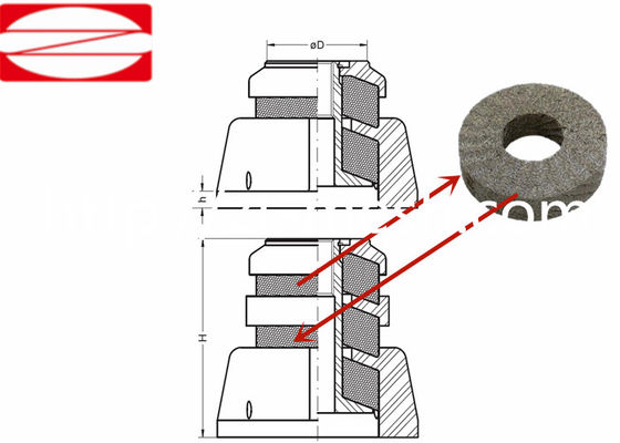 İyi Geçirgenlik ile 0.05-0.5mm Çap Paslanmaz Çelik Örme Hasır Genişliği 300mm