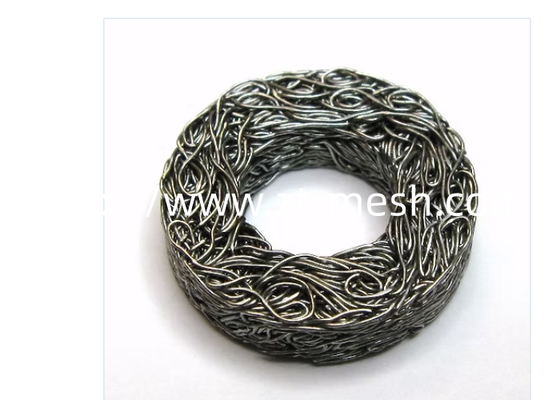 Paslanmaz Çelik Örme Örgü Egzoz Contası Od20 * 10*5mm Araba İçin Sıkıştırılmış Tel Örgü Yıkayıcı