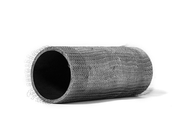 PP / SS316 Örme Örgü Kumaş 0,5 mm çap 1000 mm Genişlik Dalgalı Tahıl şekli
