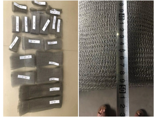 Ağaç / Çiçek için SS304 Örme Hasır Dikim Sepeti 0.05-0.48mm