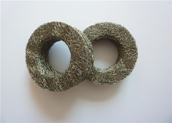 OD30mm Silindirik Titreşim Önleyici Montaj SS304 SS316 Sıkıştırılmış Hasır 0.09mm - 0.55mm