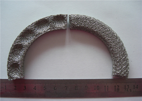 Susturucular Sıkıştırılmış Örme Hasır 5mm - 25mm Araba Endüstrisi İçin %90 Filtre
