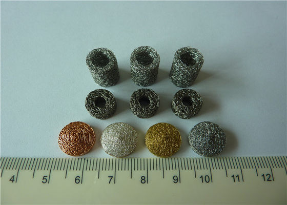 Endüstriyel Mekanik Filtrasyon için OEM Örme Bakır Filtre Mesh Özelleştirilmiş Şekil