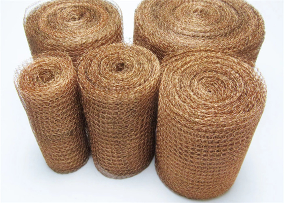 Haşere Kontrolü için% 99.9 Bakır Örme Hasır Rulo 10ft 20ft 6 inç