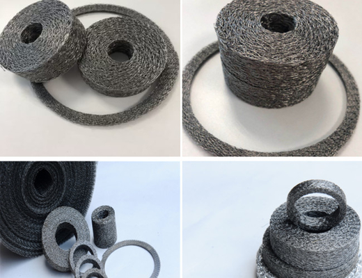 60 * 40 * 20mm Örme Hasır Conta Darbeye Dayanıklı 30mm Otomobil Susturucuları İçin