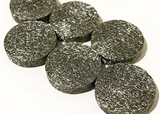 Kar Köpük Lance Filtresi için AISI304 14X10mm Sıkıştırılmış Örme Hasır