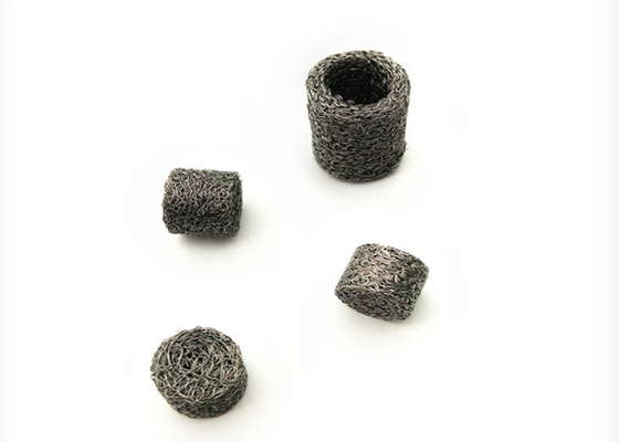 Dia 40*20mm Silindir Örme Tel Egzoz Mesh Conta Destek Halkaları Alkaliye Dayanıklı