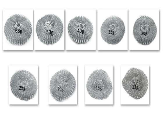 20g Galvanizli Çelik Tel Top Temizleme, Mesh Ovma Temizleme Topu