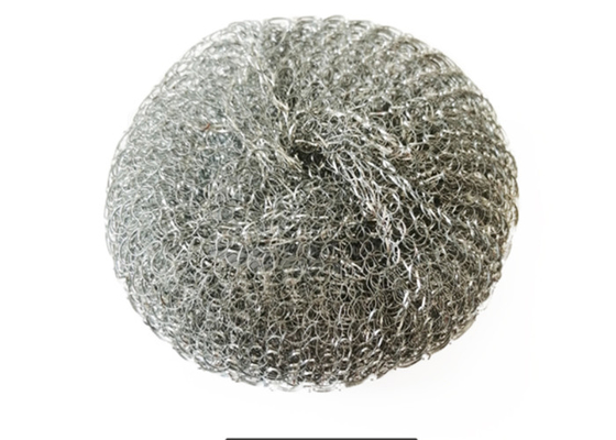 Pot için 2 * 4cm Galvanizli Büyük Paslanmaz Çelik Temizleme Scrubber 7.2g