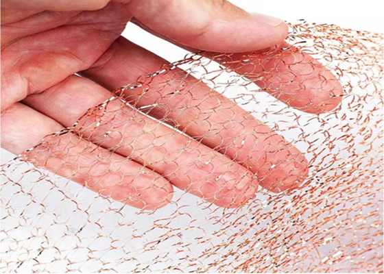 30m Bakır Örme Hasır 10 15 20cm Genişlik 0.20mm Tel Çapı Oluklu Yüzey