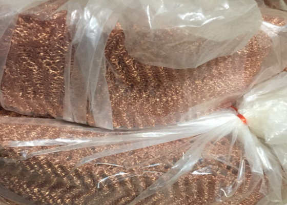 8mm SS304 Örme Örgü Kumaş ODM Yüksek Sıcaklık Dayanımı 800 Derece