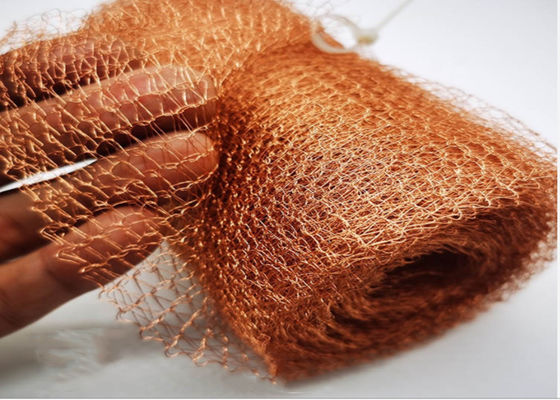 Kırmızı Bakır Gaz Sıvı Filtre Ekranı 500mm Genişlik 0.28mm Düz Tip Mesh