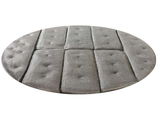 SS316L Örgü Örgü Demister Mist Eliminator 500mm Genişlik Düzensiz Delikli