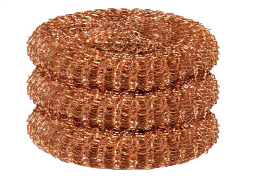 Ev Paslanmaz Çelik Temizleme Topu, ODM Bakır Tel Top 20g 6.5 * 6.5cm