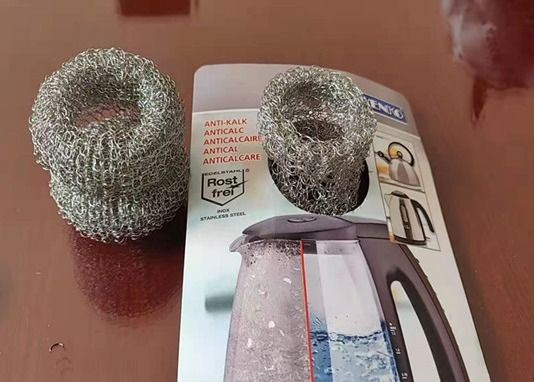 Paslanmaz Çelik Örme Hasır 0.08mm - 0.5 mm Dia OEM Su Isıtıcısı Filtre Ekranı