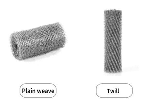 Paslanmaz Çelik 316l Örme Hasır 0.1mm Çap 20-500mm Genişlik