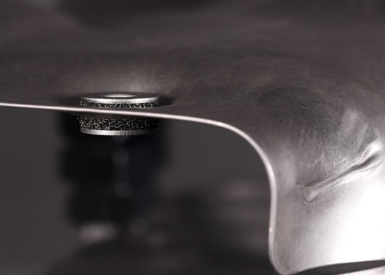 Beyaz ve gümüş örgü tel örgü filtre asit ve alkali direnci ve örnekleme