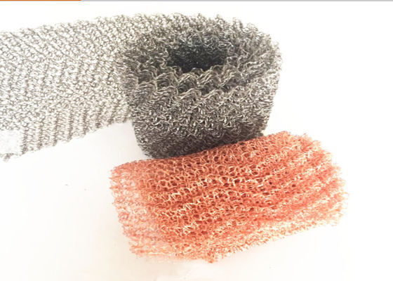 316 Örme Paslanmaz Çelik Hasır Oluklu / Demister İçin Düz