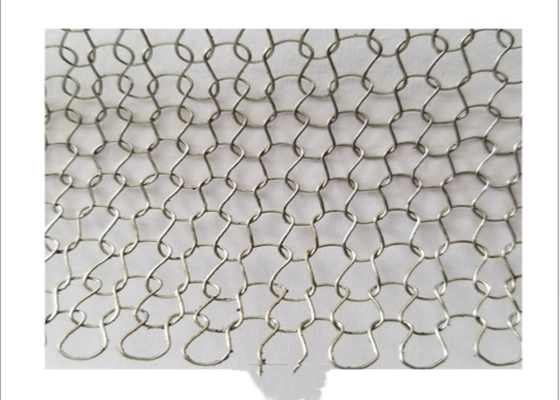 Paslanmaz Çelik Gaz Sıvı Örme Filtre Hasır 0.18mm Çap 280 Mm