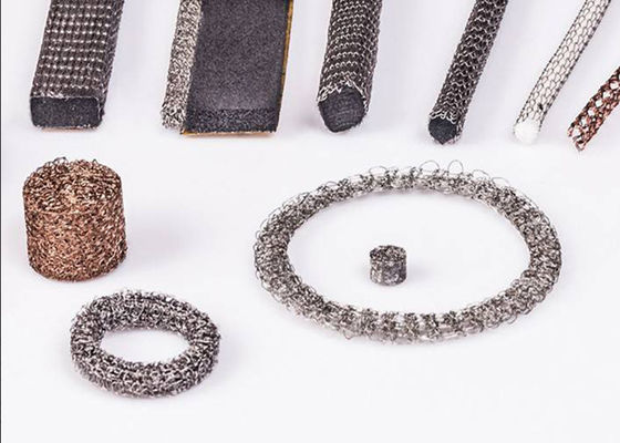 Filtrasyon endüstrisi için kablo çapı 0.08 - 0.5 mm Sıkıştırılmış örgü kablo ağı