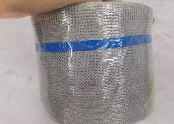 Filtre için 250mm Genişlik Rulolarda Tüm Metal Paslanmaz Çelik Örme Hasır