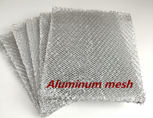 Çok Katmanlı Alüminyum Filtre Mesh OEM Sıkıştırılmış Petek Hava Firar Gümüş Renk